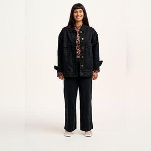 Lucy & Yak Black Callaway Trucker Jacket